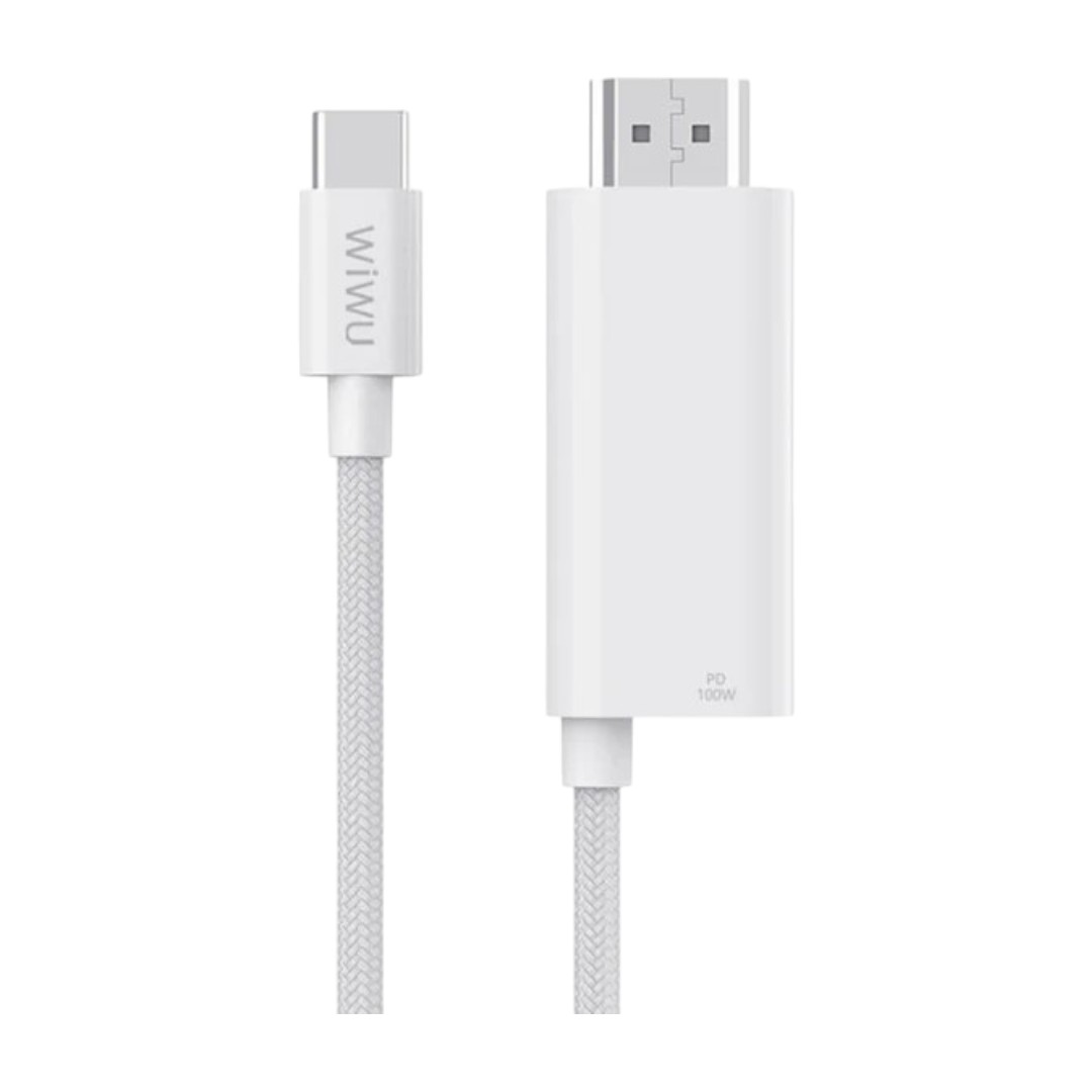 WiWU Wi-PS001 Type-C To HDMI PD Charging Projection Cable (1.8M)